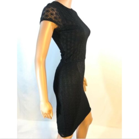 Love Ady Women’s Dress Pencil Stretch Black Zip S - Picture 4 of 6